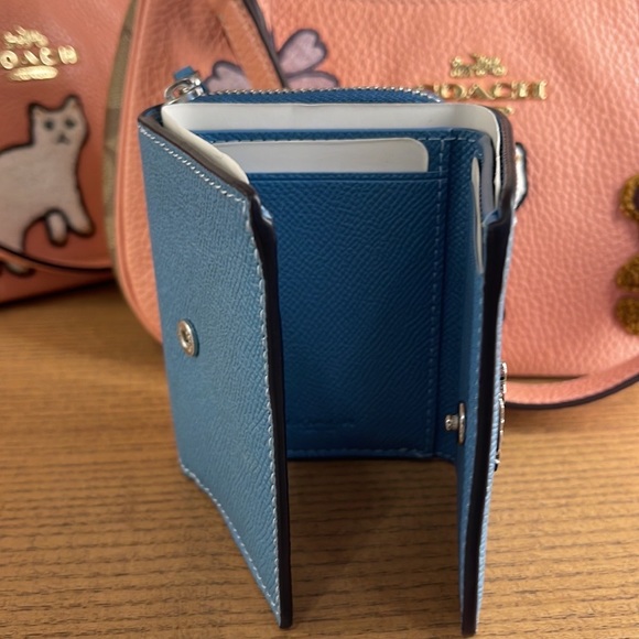 Coach Small Trifold Wallet
SV/Pacific Blue - Picture 6 of 16